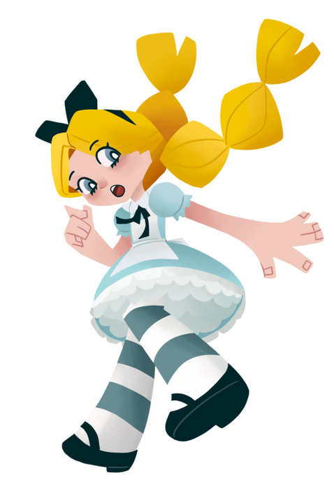 Alice In Style of Panty and Stocking with Garterbelt