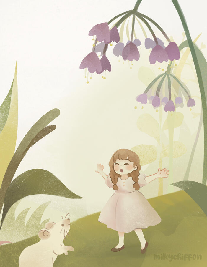 Summer Garden Illustration