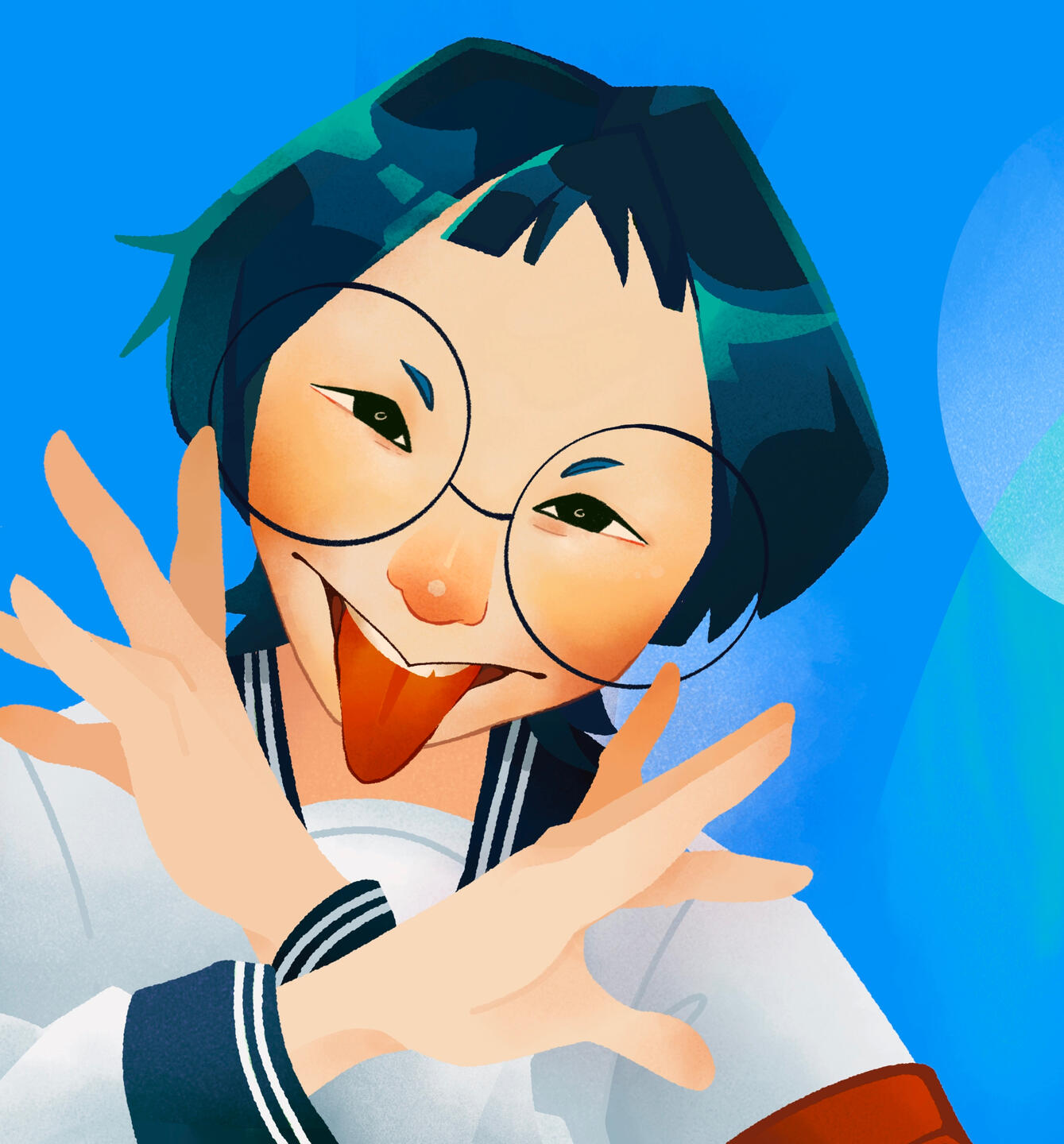 Atarashii Gakko! Caricature